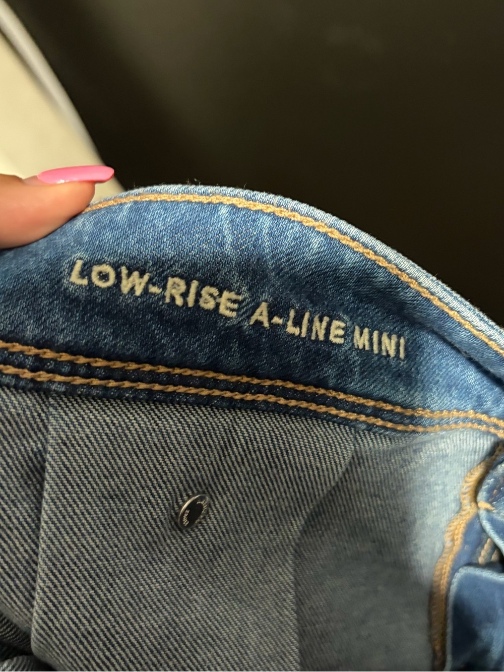 American eagle low rise a line mini skirt - Picture 3 of 5